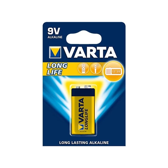 Varta Longlife 9V E-Block Batterie Type 4122